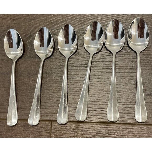 Stanley Rogers Baguette Dessert Spoons Spoon 18/10 Set‎ Of 6 Korea Stainless - Picture 1 of 4